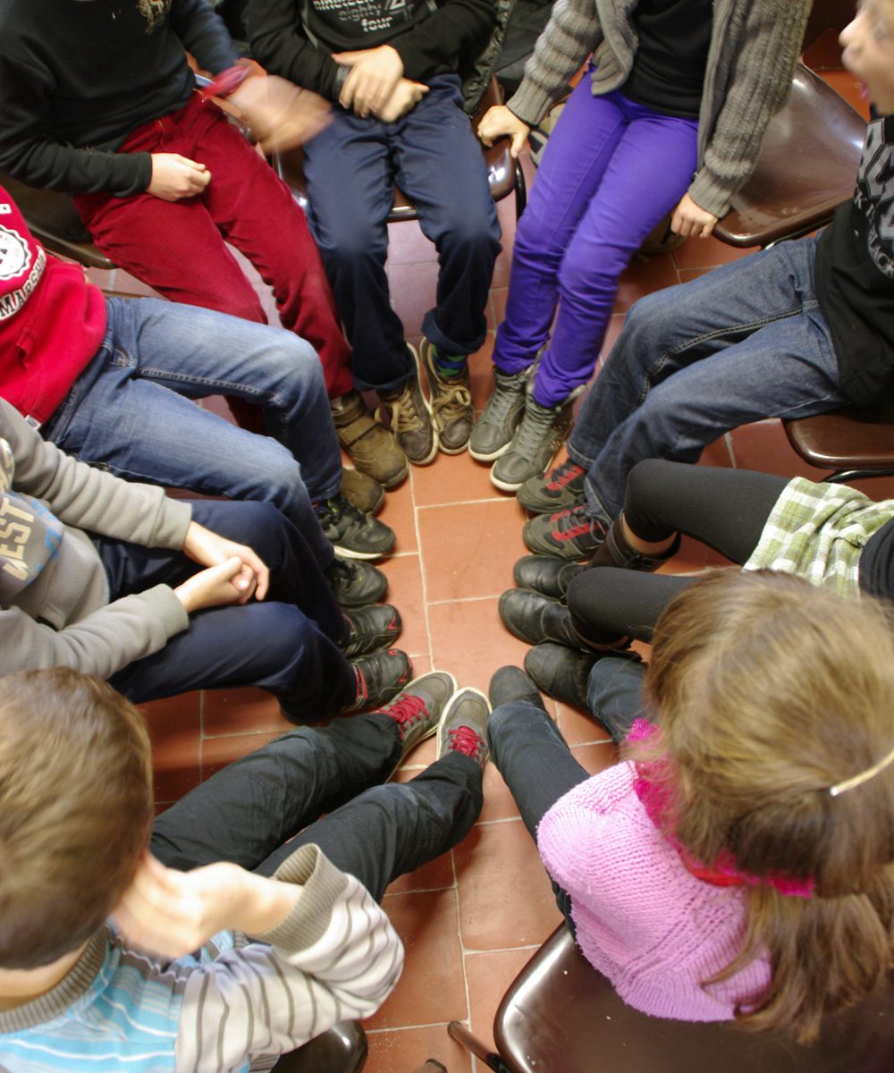 l'atelier enfants de Plein les mirettes à Félines-Minervois