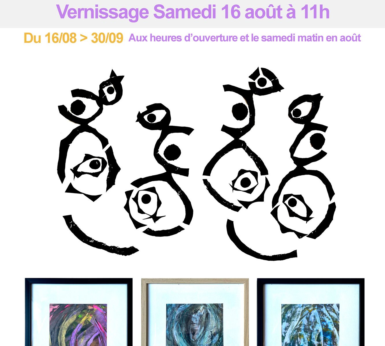 Jocelyne EUGÈNE expose à la bibliothèque de Félines du 16 août au 30 septembre 2025, à l'initiative du Club Félinois du Livre - Vernissage samedi 16 août à 11h