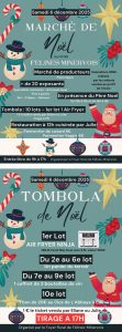 Marché de Noël et marché de producteurs, artisans et associations de Félines SAMEDI 6 DÉCEMBRE 2025 de 9h à 17h au foyer et place Séguy, organisé par l'association du Foyer Rural