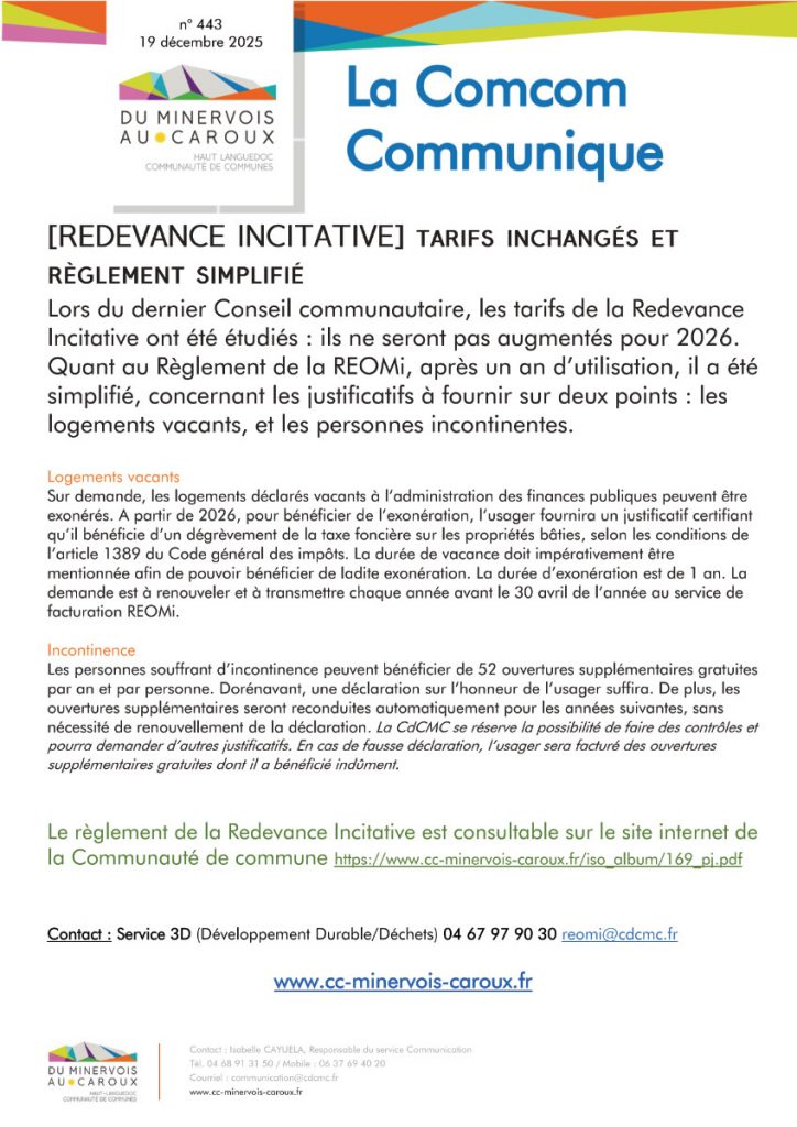 Radio Félines, les dernières infos du 9 janvier 2026
