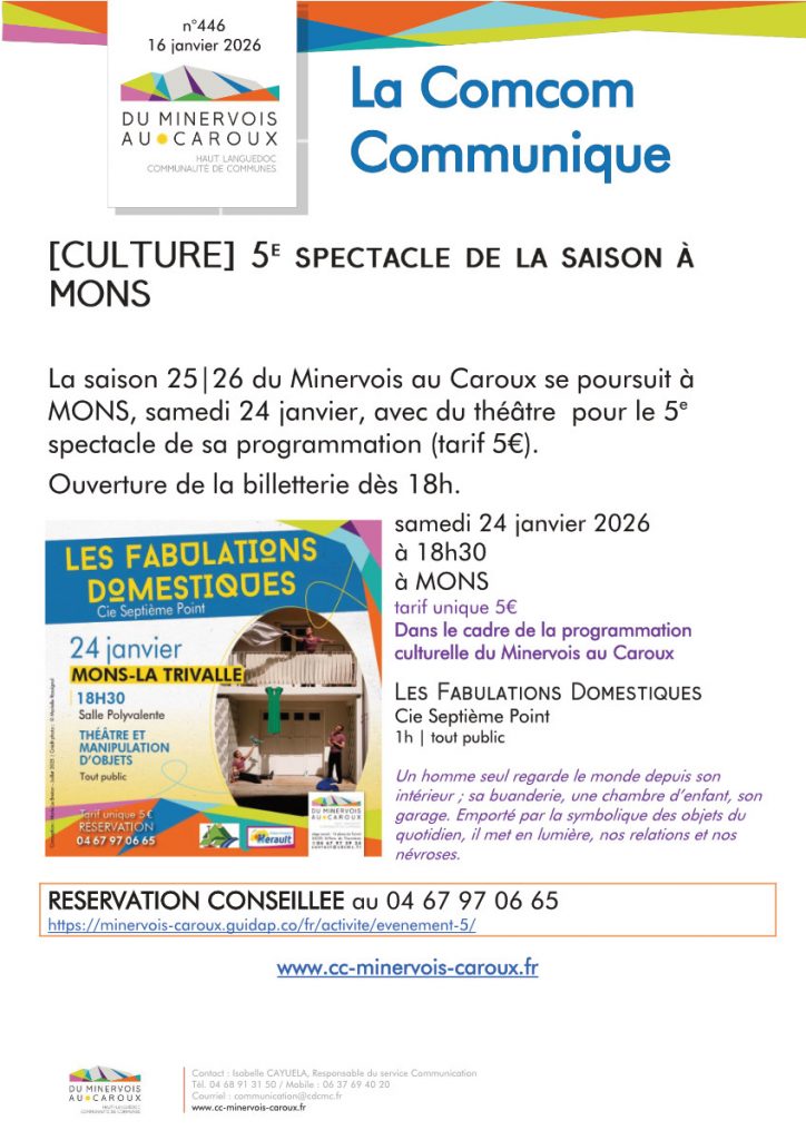 Radio Félines, les dernières infos du 23 janvier