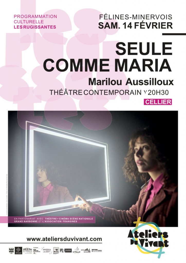Soirée théâtre contemporain, SAMEDI 14 FÉVRIER 2026 à 20h30 au cellier, dans le cadre de la programmation culturelle Les Rugissantes #4