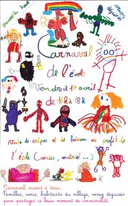 Carnaval à l'école ! Vente de crêpes et de boissons !