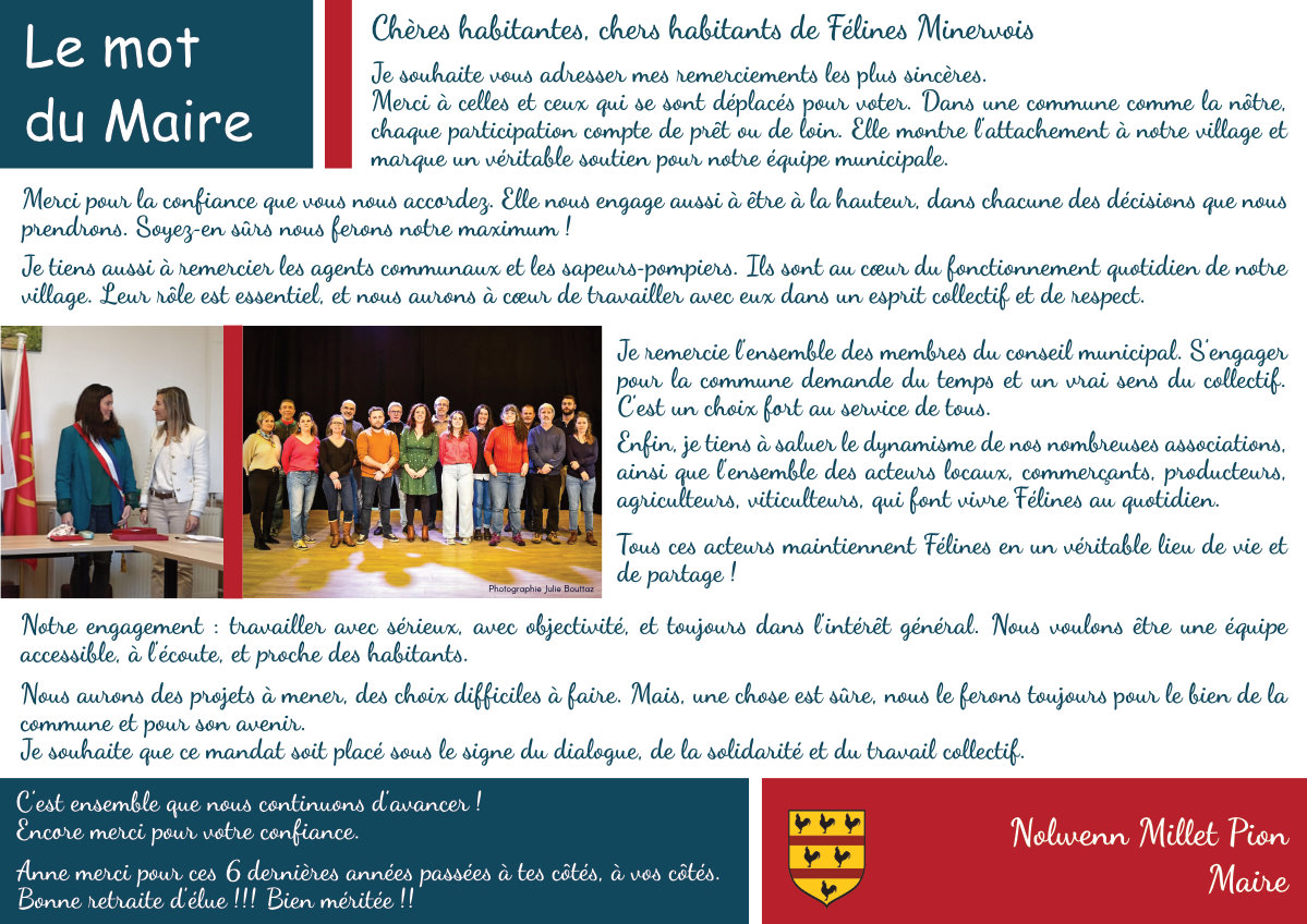 Radio Félines, les dernières infos du 10 avril 2026