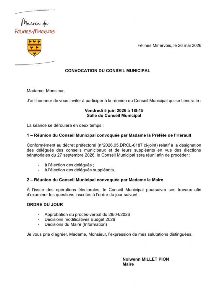 Radio Félines, les dernières infos du 5 juin 2026