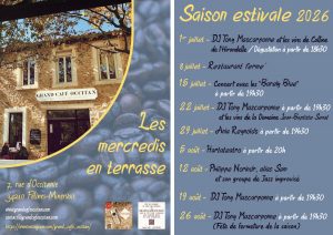 'Les mercredis en terrasse' au Grand Café Occitan : saison estivale 2026