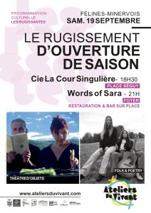 Les Rugissantes#5 : Ateliers du Vivant - Soirée d'ouverture SAMEDI 19 SEPTEMBRE 2026 à partir de 18h30