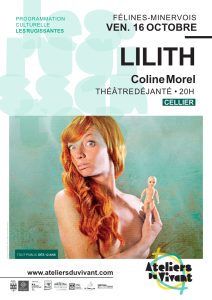 Programmation culturelle Les Rugissantes#5 - Théâtre déjanté avec Coline Morel VENDREDI 16 OCTOBRE 2026 au cellier à 20h