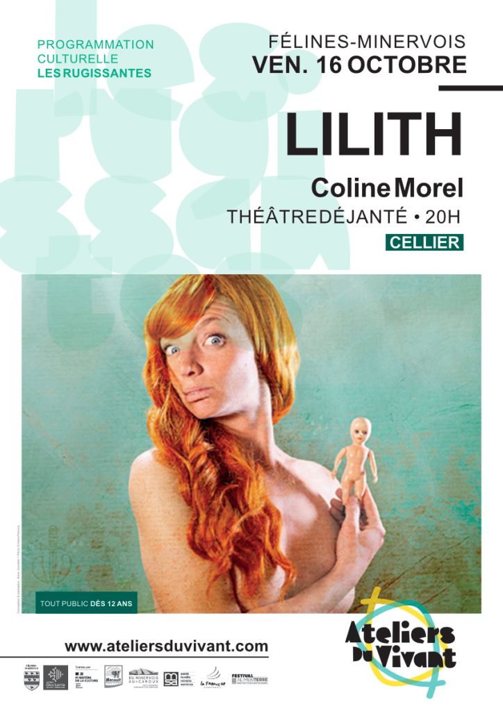 Programmation culturelle Les Rugissantes#5 - Théâtre déjanté avec Coline Morel VENDREDI 16 OCTOBRE 2026 au cellier à 20h